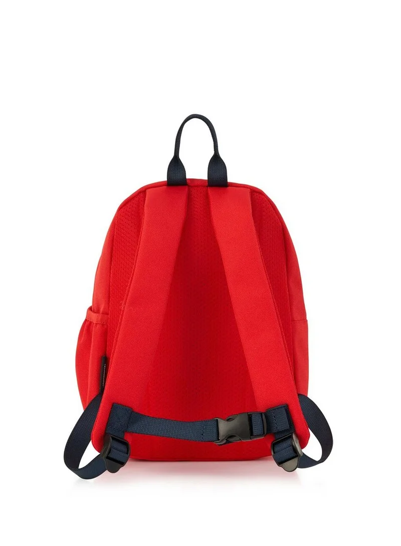 AMERICAN TOURISTER  American Tourister Little Carter Kids Backpack, Polyester, Red / Yellow|Antimicrobial Lining|Lightweight|Adjustable Padded Strap - 1 Year Global Warranty  | Best Price UAE