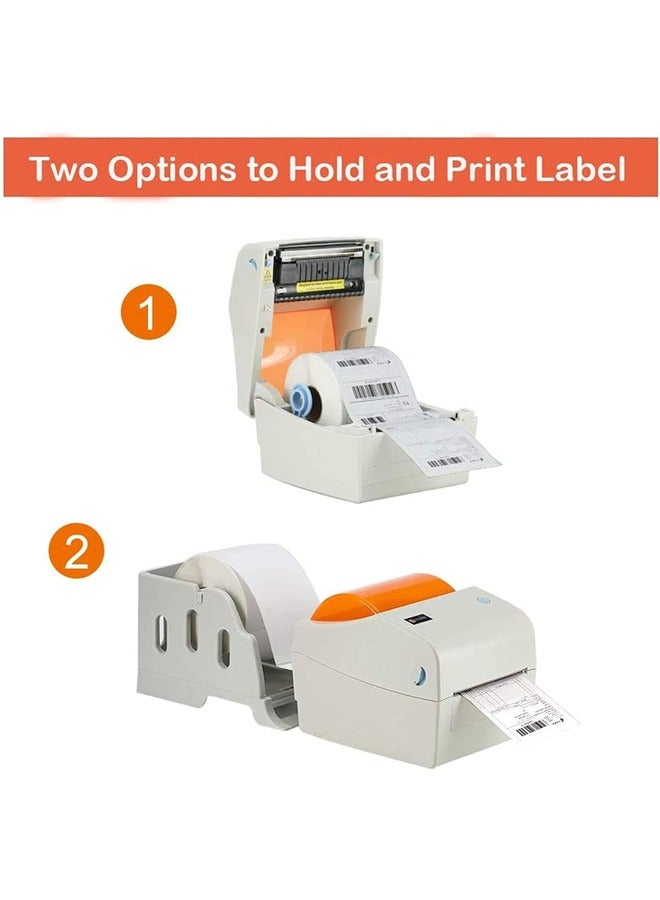 DUNISO 2 Rolls Labels Stickers，Printable Direct Thermal Labels Self-Adhesive Stickers 4 x 10 cm, Paper Barcode Address Shipping Mailing Postage Blank 100mm x 100mm x 500pcs - Image 5