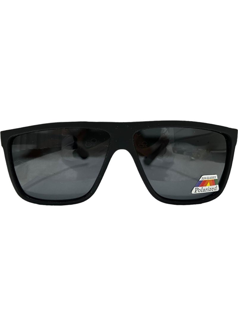 Silvio Monetti Black Matte UV400 Men's Sunglasses 615308  - Image 1