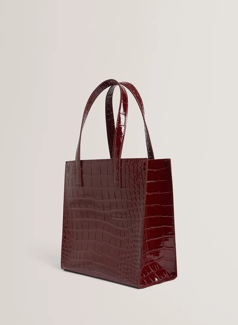 تيد بيكر Wenonaa Croc Effect Small Tote