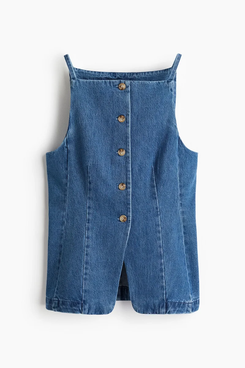 اتش اند ام Tailored denim waistcoat