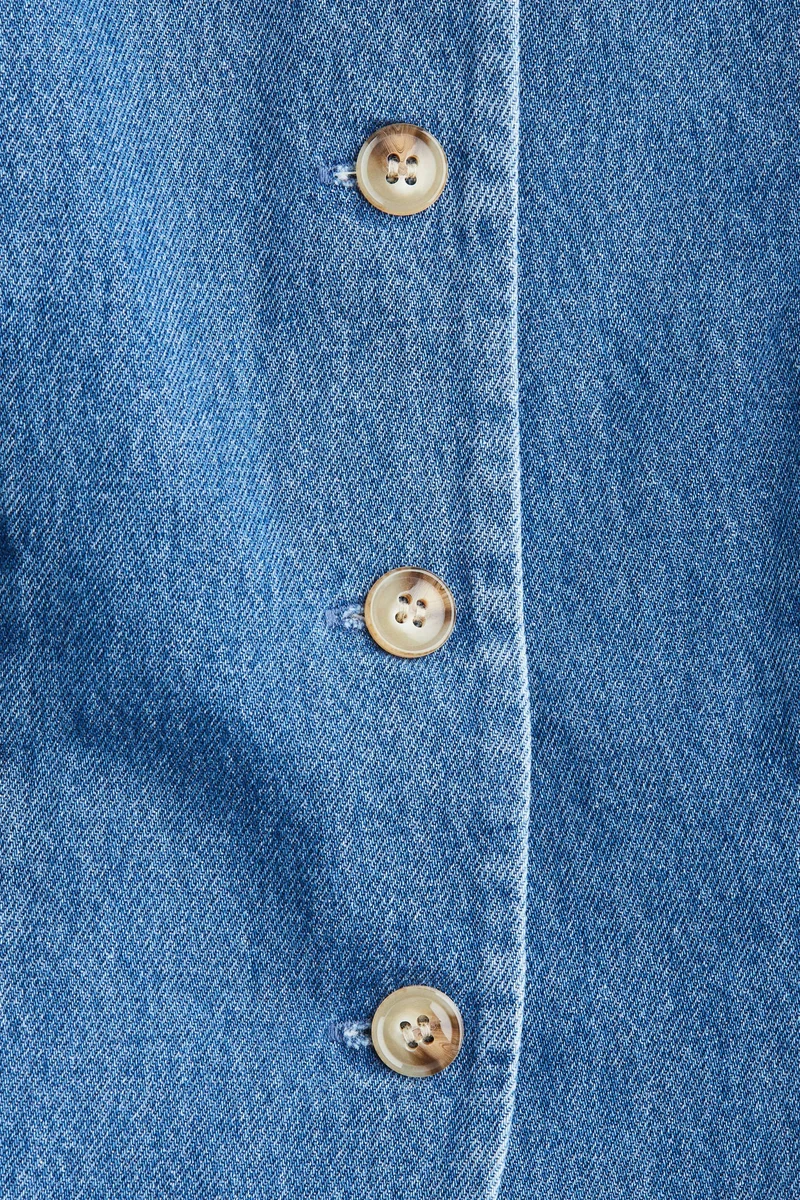 اتش اند ام Tailored denim waistcoat