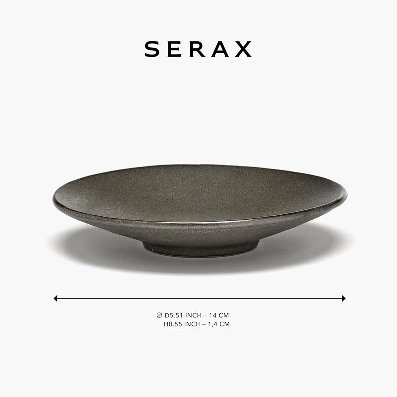 Serax Saucers  Inku Tableware van Sergio Herman  Coffee Cup Coasters Set of 4 in Green  Kitchen Essentials for Home Decor and Coffee Bar  Cappuccino Cups Espresso Cups and Tea Mugs  - Image 2