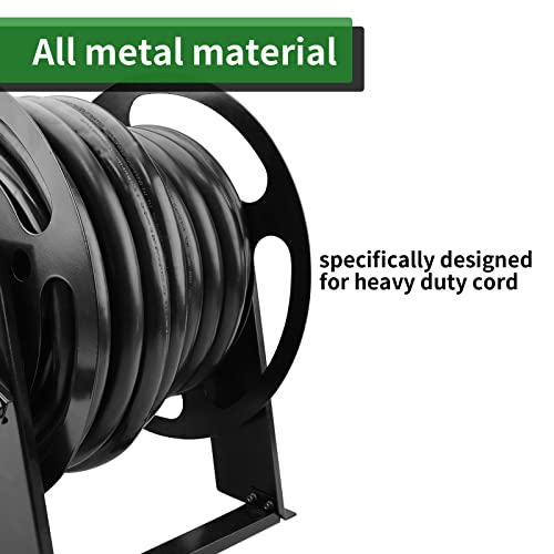 RVGUARD RV Power Cord Reel, Heavy Duty Power Cord Storage Reel, Holds Up to 50 Feet of 50A (6/3+1/8 AWG) Heavy Duty Power Cord - Image 4