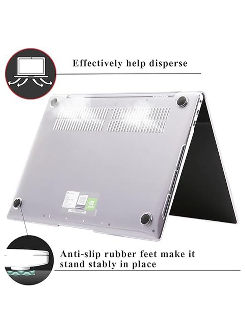 عام حالة لابتوب متوافقة مع هواوي ميت بوك X برو 13.9 بوصة 2020/2021، غطاء صلب مضاد للصدمات بطلاء غير لامع لحماية ميت بوك X برو. - Image 3