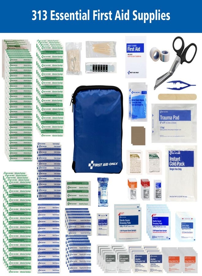 First Aid Only 313 Piece Home & Go Emergency First Aid Kit (91081) - Image 2