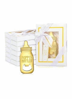 Y&D 6 Pieces Bottle Opener Baby Shower Favor for Guest, Party Decoration Supplies  - Image 1