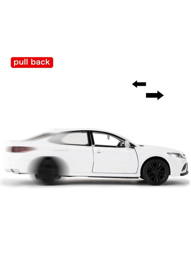 RMZ City 1:36 Camry XSE Car Model, Diecast Pull Back Model Toy Car, Doors Open, Collection Kids Toy for Aged 3 and up, Gift White - Image 3