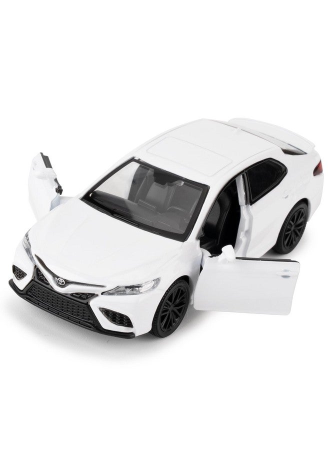 RMZ City 1:36 Camry XSE Car Model, Diecast Pull Back Model Toy Car, Doors Open, Collection Kids Toy for Aged 3 and up, Gift White - Image 1