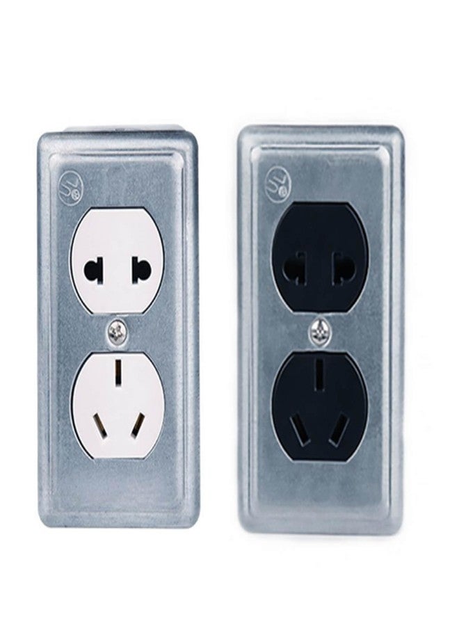 Qlvily 12 Packs 4x2 Inch Metal Electrical Box, Single Gang Electrical Box, Ten 1/2 Inch Knockouts, Raised Ground, 13 Cu. in. Capacity, 1-7/8" Deep, Junction Box Metal, Galvanized - Image 5