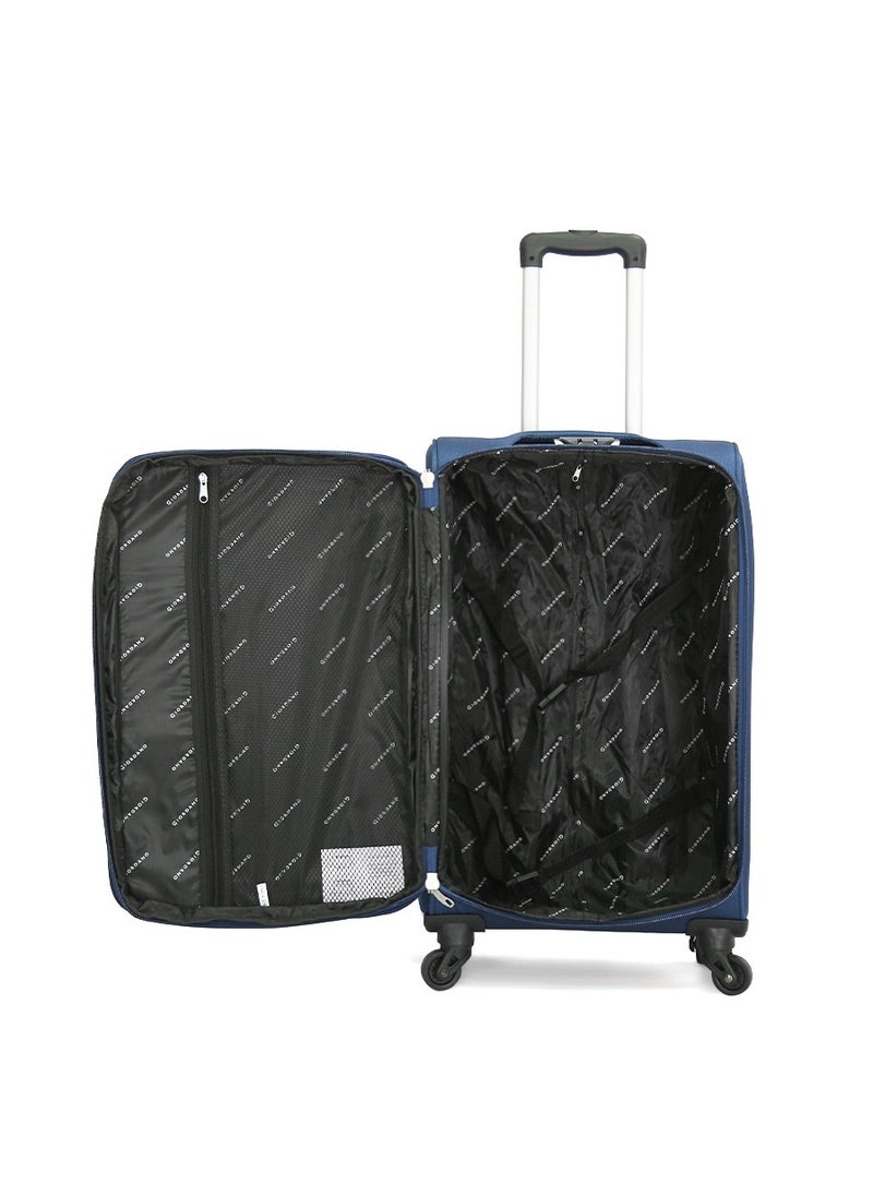 GIORDANO - Giordano Softside  Luggage Trolley 3 PCS Set ,Blue - Image 1