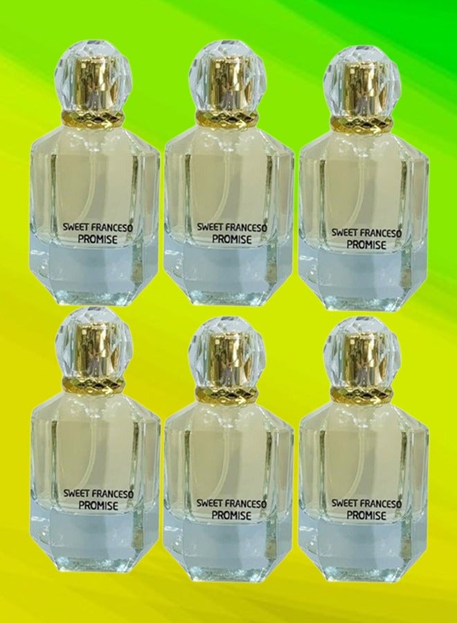 PROMISE 6 Pieces Sweet Franceso Perfume 75ml EDP - Image 1