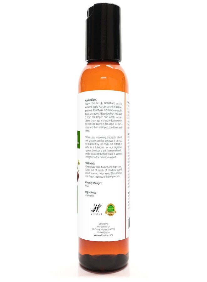 velona Jojoba Oil 2 fl oz | 100% Pure and Natural Carrier Oil | Clear, Refined, Cold Pressed | Moisturizing Face, Hair, Body and Skin Care | Use Today - Enjoy Results - Image 4