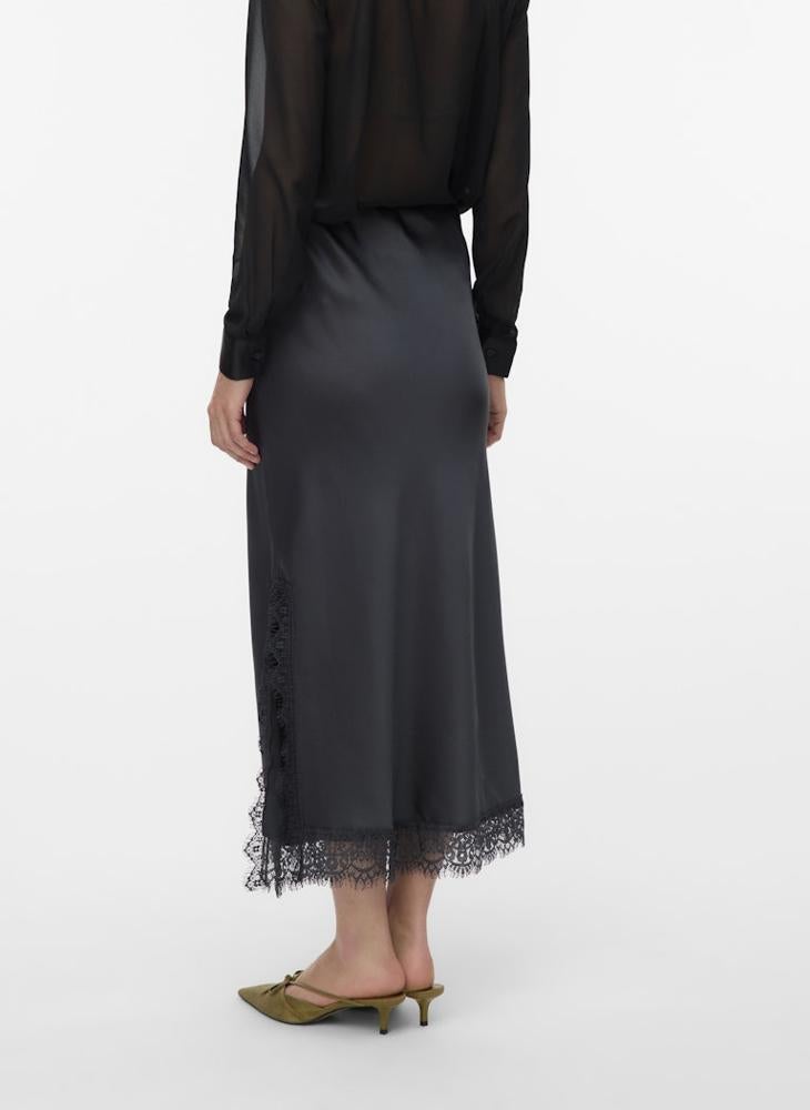 فيرو مودا تنورة ماكسي بتفاصيل دانتيل من فيميسلي - Image 2