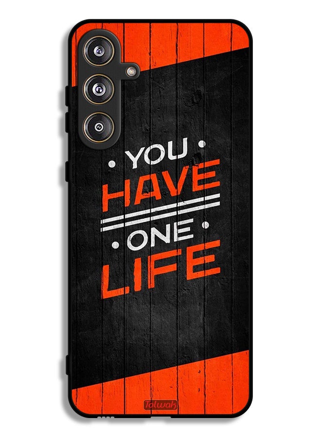 Tolwak Samsung Galaxy M55 5G Protective Case Cover You Have One Life - Image 1