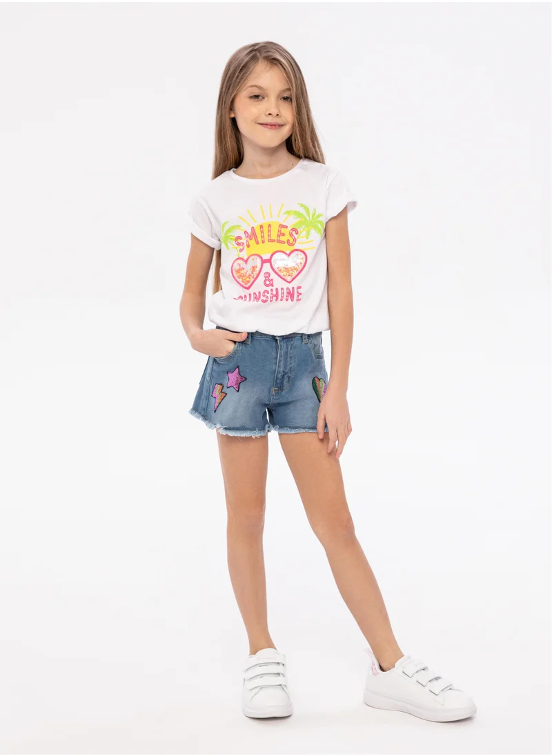 مينوتي Kids Denim Short