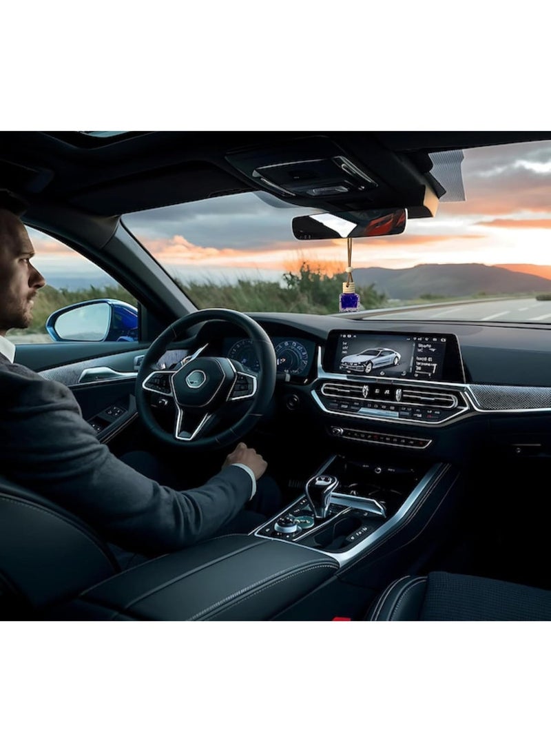 Car Perfume | Car Freshener | Car Hanging Perfume | Car Diffuser 10 Ml, Purple Floral, Fruity Fragrance. Car Accessories Deodorizer - Image 3