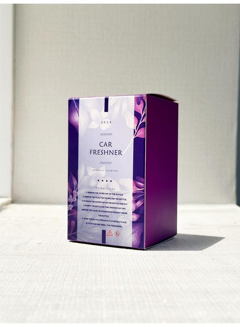 Car Perfume | Car Freshener | Car Hanging Perfume | Car Diffuser 10 Ml, Purple Floral, Fruity Fragrance. Car Accessories Deodorizer - Image 4