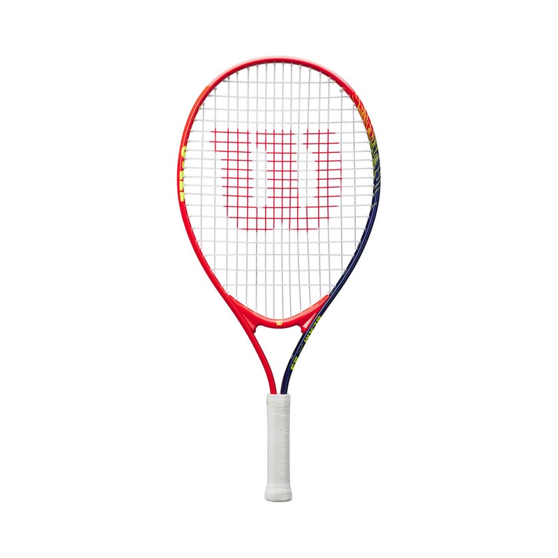 Wilson Slam Junior 23 Boys Tennis Racket Red/Yellow Strung 205g L