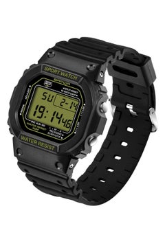 Sanda Watches for Men Water Resistant Digital Sports Watch 329 50mm Black With Gift Box  - Image 2