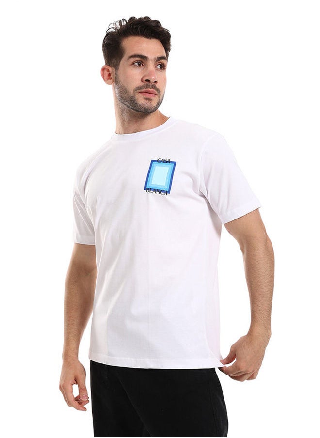 WHITE RABBIT - White Rabbit Casa Blanca Front & Back White Slip On Tee - Image 1