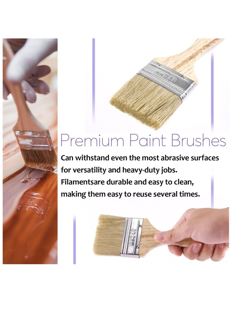 Zikra 21Pcs 3.9 x 2.8 Inch #500 Grit Ultra Fine Sanding Sponge Sanding Pads and Wooden Paint Brush Assortment Kit, Soft Foam Sand Block Wet Dry Flexible Sanding Pads for Model Drywall - Image 4