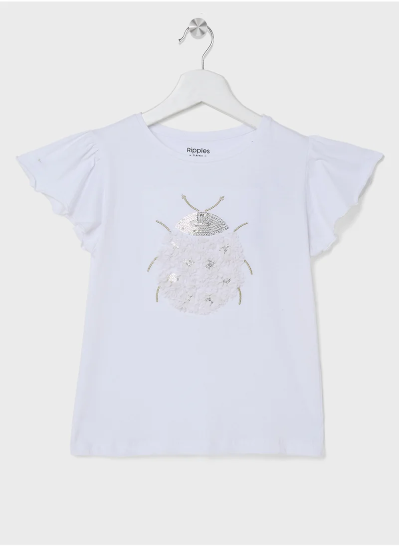 ريبلز مع نمشي Girls T-Shirts