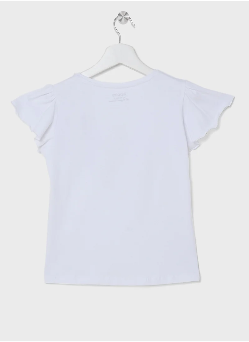 ريبلز مع نمشي Girls T-Shirts