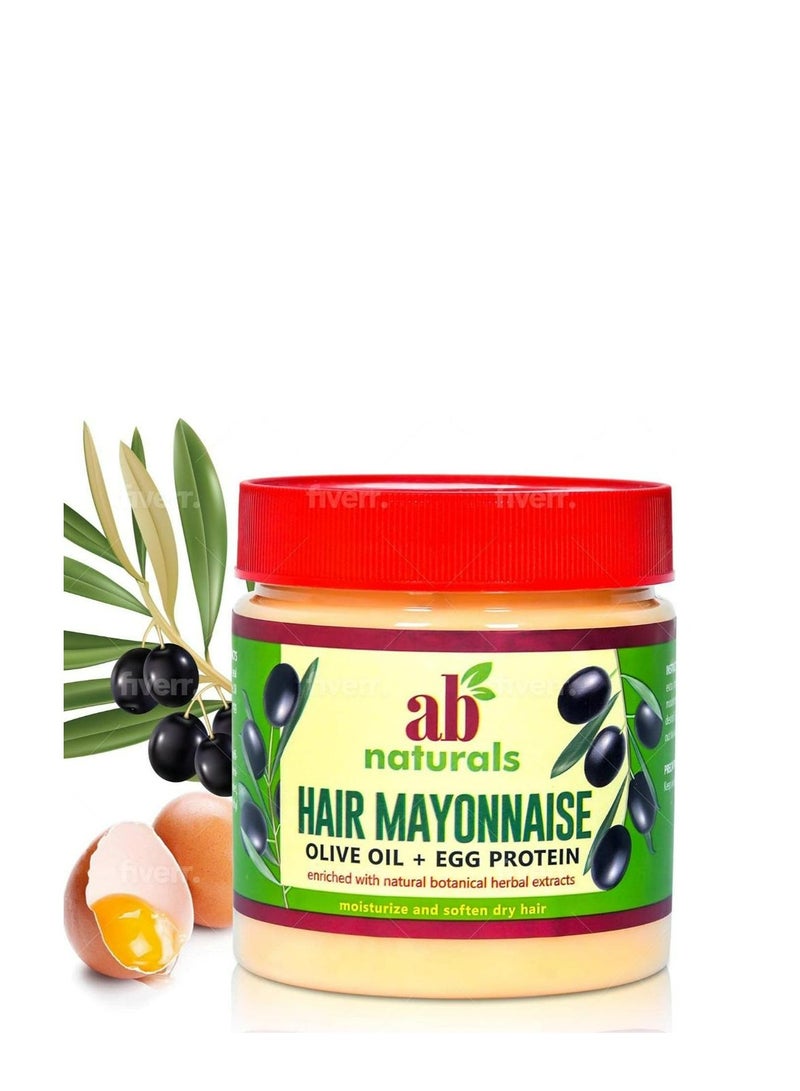 Ab Naturals Hair Mayonnaise Olive Oil + Egg Protein 250 ML - Image 1