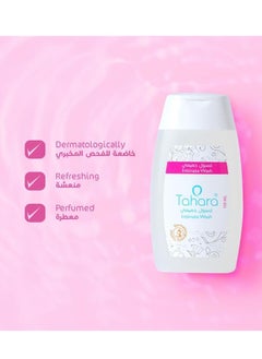 TAHARA Intimate Wash Hygiene Cleanser For Daily Care, pH-balanced, Gentle, Hypoallergenic, 100ml And Feminine Wet Wipes With Natural Musk Scent  Aloe Vera For Sensitive Intimate Areas, 20 Count  - Image 2