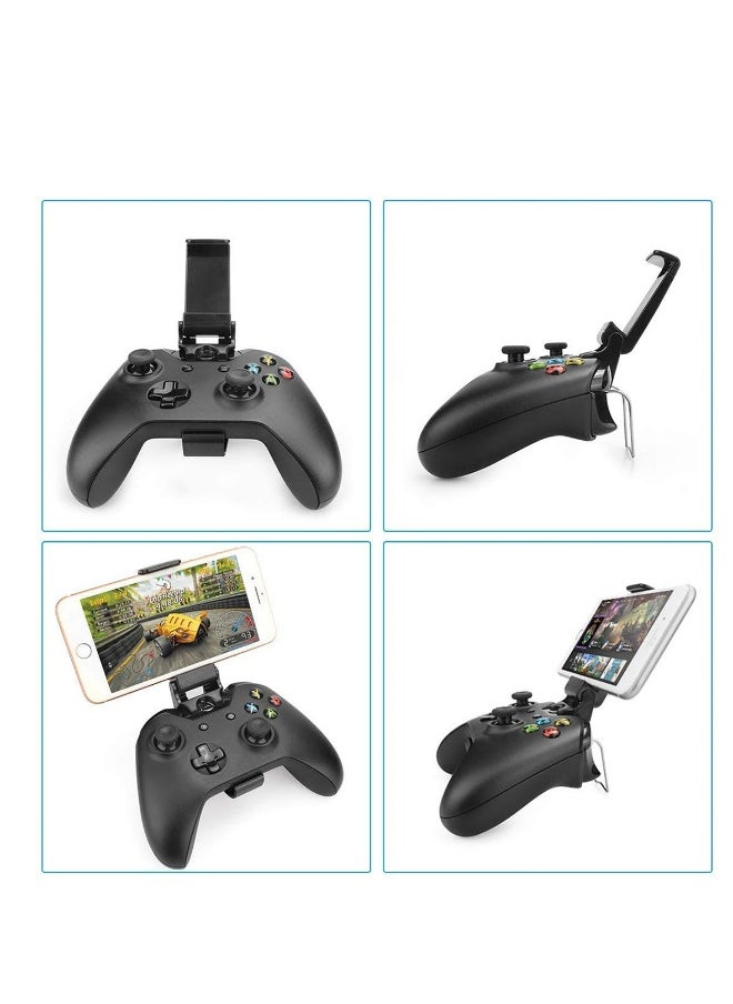Generic Controller Phone Mount Clip for Xbox One, Foldable Mobile Phone Holder for Game Controller, Smartphone Clamp Game Clip for Xbox One S/X, for Steelseries Nimbus and for XL Wireless Controllers  - Image 5