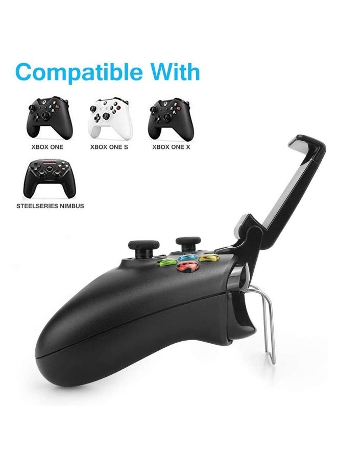 Generic Controller Phone Mount Clip for Xbox One, Foldable Mobile Phone Holder for Game Controller, Smartphone Clamp Game Clip for Xbox One S/X, for Steelseries Nimbus and for XL Wireless Controllers  - Image 4