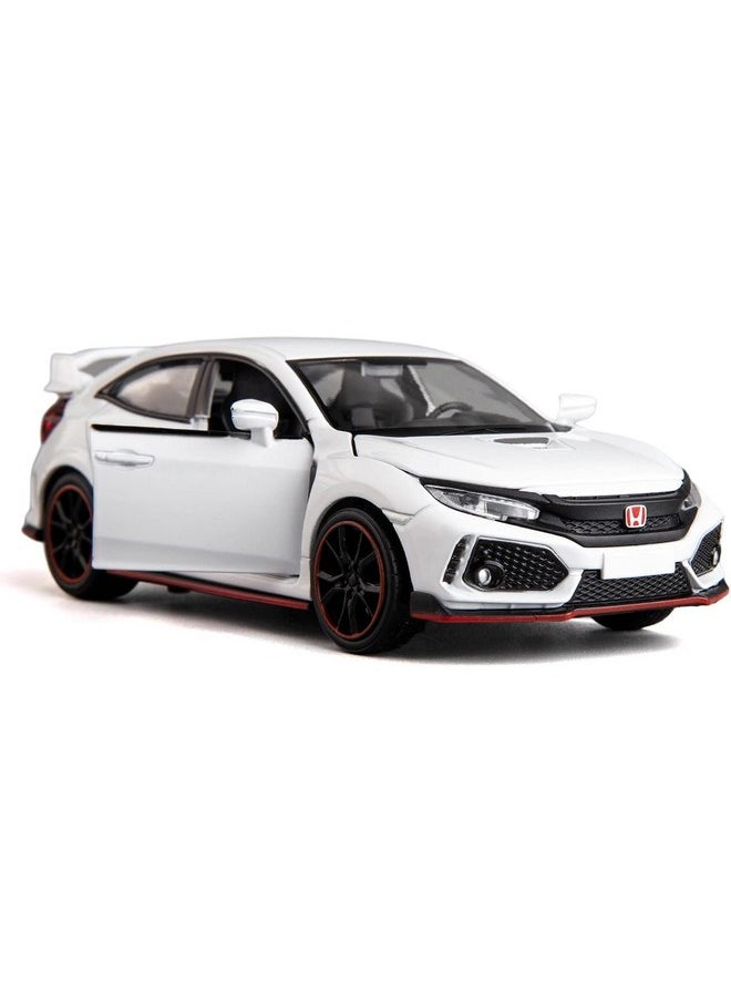 Bluebell White Compatible for 1:32 Diecasting Alloy Civic Car Model Toy Car，Pull Back Alloy Car with Lights and Sound, Open Door for Kids Gift, Children Birthday Gift White - pzsku/ZE1B6149C6E33AABB3C9DZ/45/_/1740118949/67ace01a-e4f6-44f1-aac8-0626963b16e1