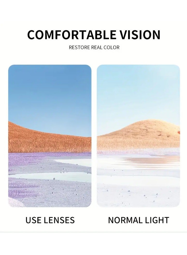 بولايت نظارات شمسية أنيقة مربعة الشكل للنساء والرجال، ظلال شمسية للقيادة على الشاطئ والسفر - Image 3