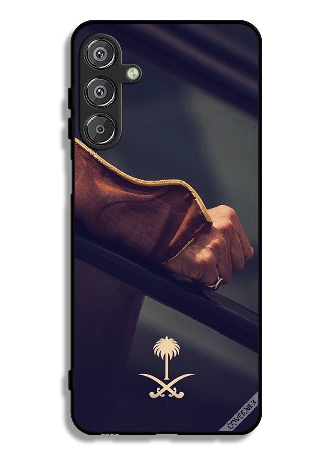 Covernex Samsung Galaxy M16 5G Protective Case Cover Hand & Saudi Arabia National Sign - Image 1