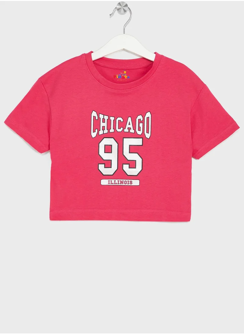 Pinata Girls Pack Of 3 Printed T-Shirt Set