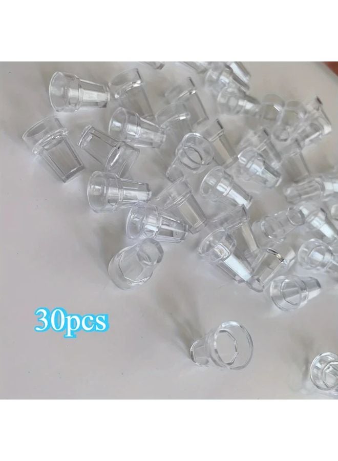 30pcs Mini Milk Tea Cup Set For Organizing Beads Charms And Jewelry - Image 1