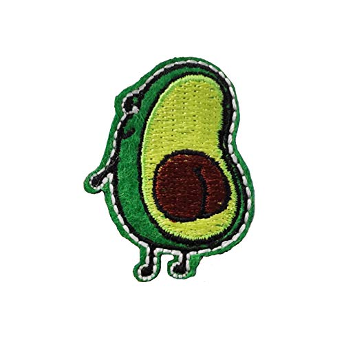 Cute-Patch Mini Avocado Embroidered Iron on Patch Gag Gifts Funny Meme Hat Pin DIY - Image 1