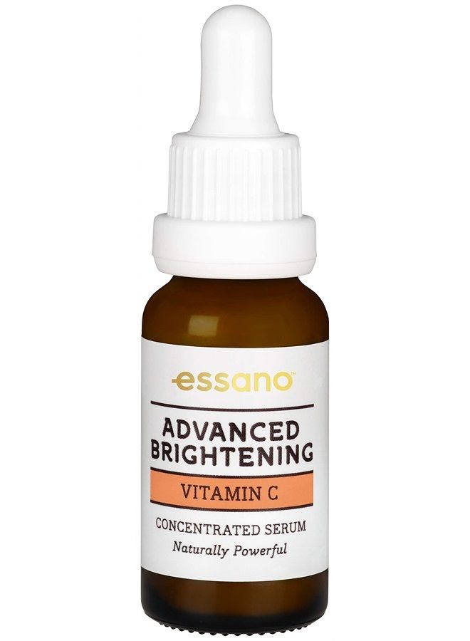 Essano Advanced Brightening Vitamin C Concentrated Serum, Even Skin Tone, Reduce Dark Spots, Antioxidant Rich Formula, Boost Collagen Production, Radiant & Youthful Complexion, Suitable for All Skin T