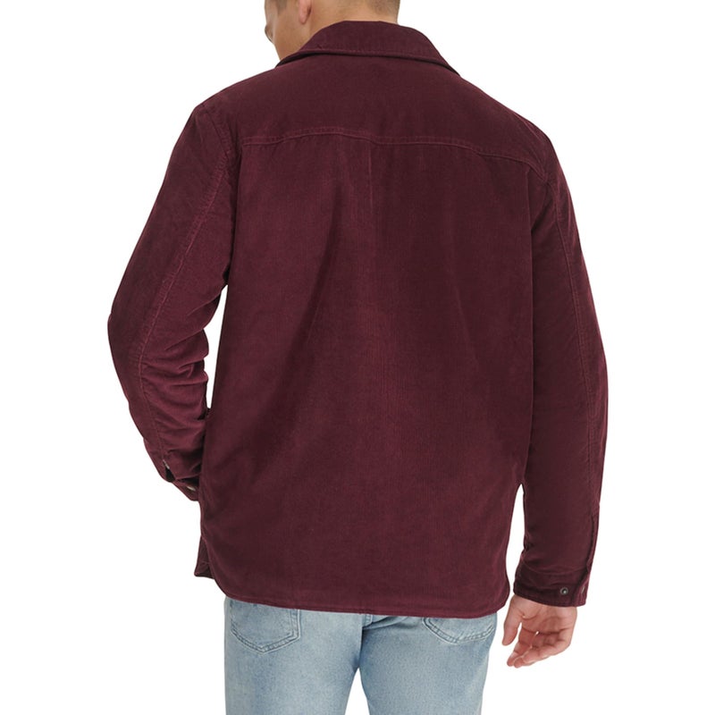 Levi's Men's Corduroy Shirt Jacket, Burgundy Filled, Medium - Image 5