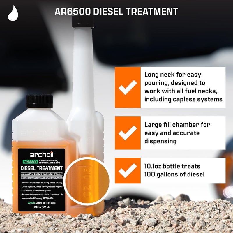 Archoil AR6500 Diesel Treatment - Four Pack (10.1 oz each) - Treats 400 Gallons - Image 3