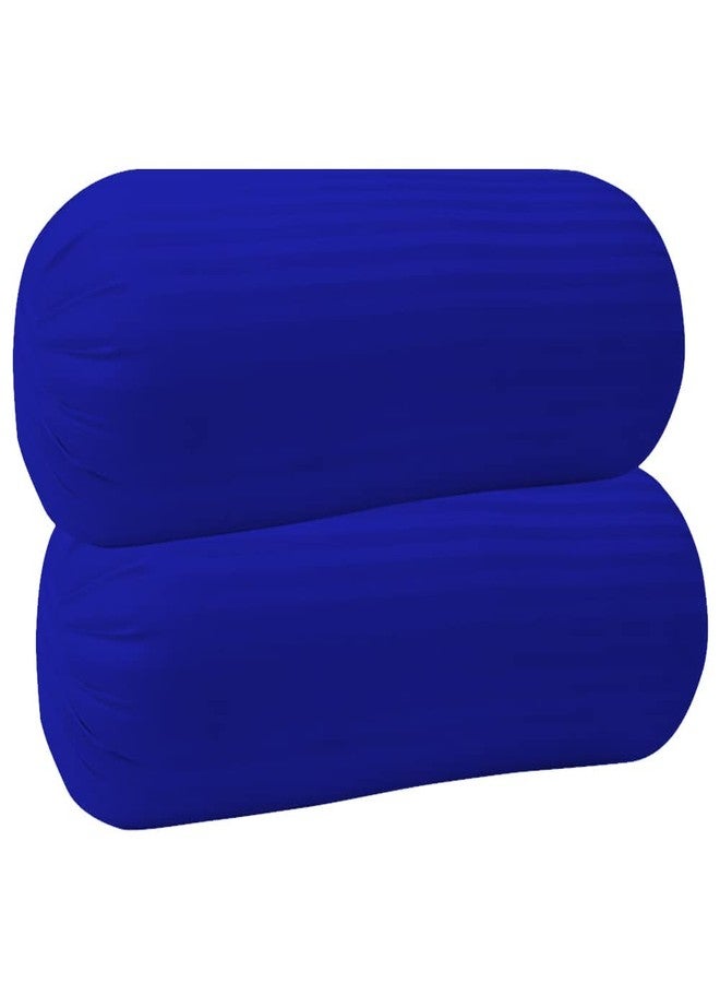 JDX مجموعة وسائد أسطوانية ناعمة للغاية من JDX Hotel Premium Soft Fibre، قطعتان، مقاس 14×29 (أزرق)، B09WK93L83 - Image 1