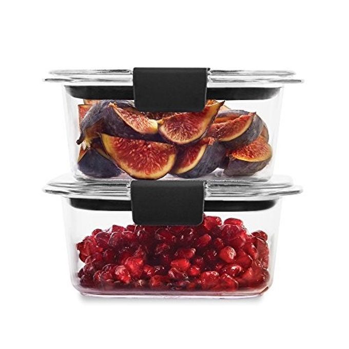 Rubbermaid Brilliance Food Storage Container, Small, 1.3 Cup, Clear, 2-Pack - Image 3