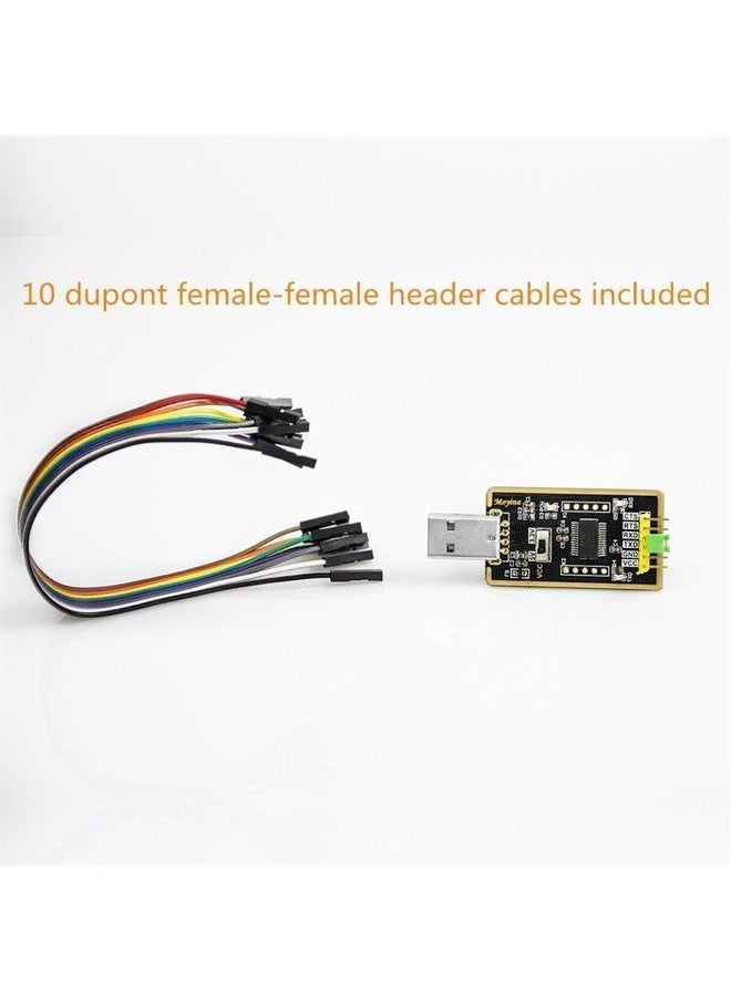 Moyina - USB to TTL Adapter, USB to Serial Converter for Development Projects - Featuring Genuine FTDI USB UART IC ‘FT232RL' - Image 1