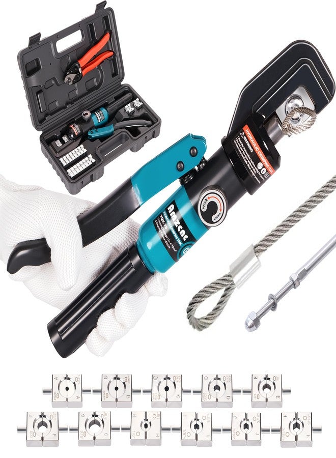 AMZCNC Wire Rope Crimping Tool for Aluminum Crimping Loop Sleeve, Two Barrel Ferrule, Oval Sleeves, 3/64 in to 3/16 in, Stainless steel wire rope Swaging Tool Kit with Wire Rope Cutter - Image 1