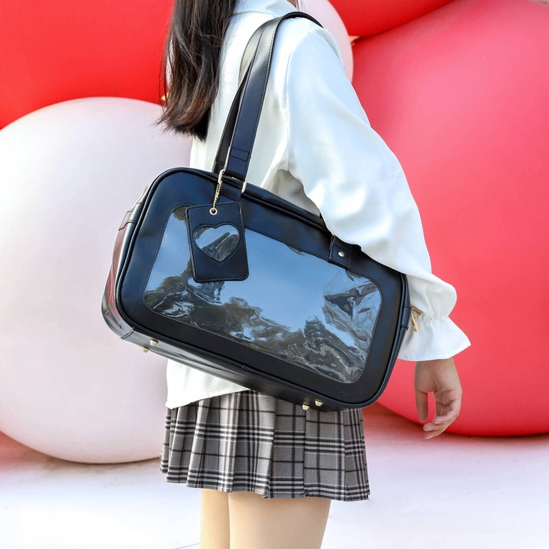STEAMEDBUN Ita Bag Japanese School Bag with Insert Tote Shoulder Anime Purse for Cosplay - Image 2