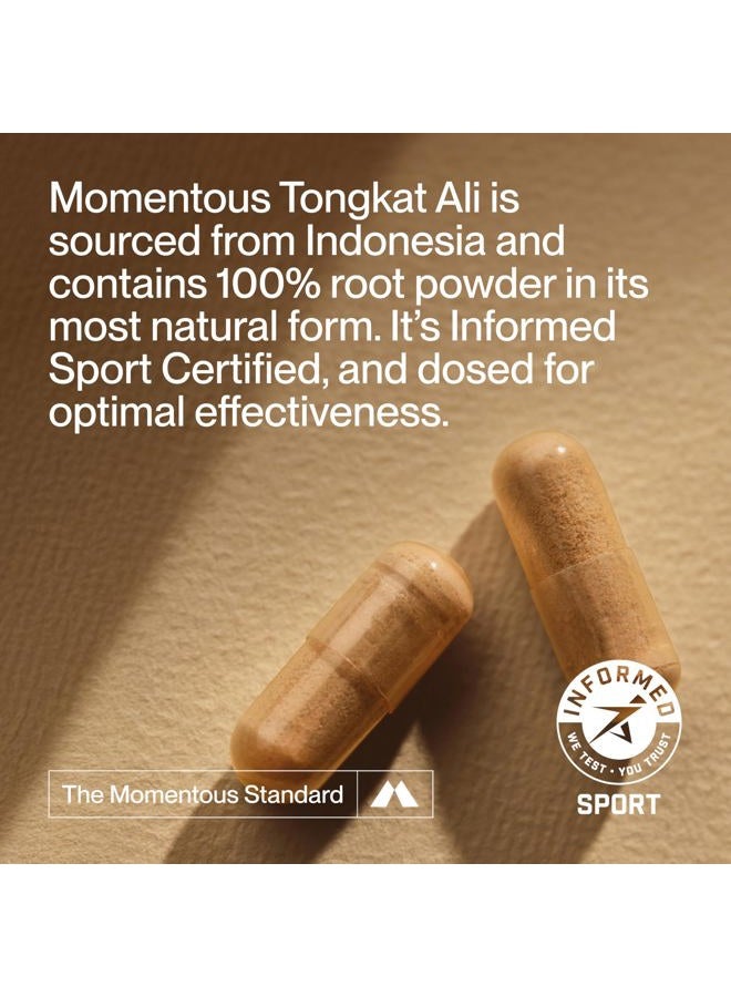 Momentous Tongkat Ali Supplement - Longjack Root Extract Powder for Men & Women - Supports Hormone Balance, Performance, & Mood - Natural Wellness - Informed Sport Certified - 400 mg - 30 Servings - Image 3