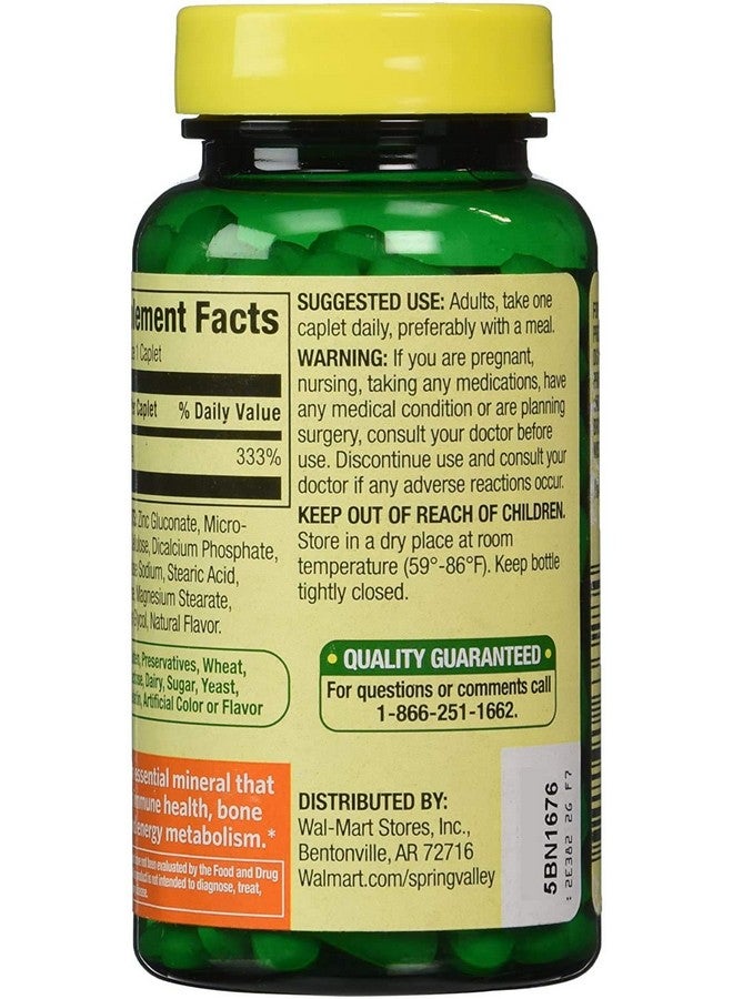 SPRING VALLEY وادي الربيع - زنك 50 ملغ، 200 حبة 3 عبوة - Image 2