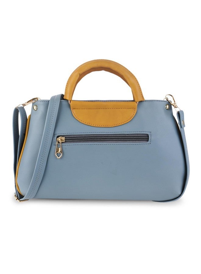 LIKE STYLE Women's Top Handle Bag with Detachable Strap Cutwork Sling Bag for Women (GREY) - Image 3