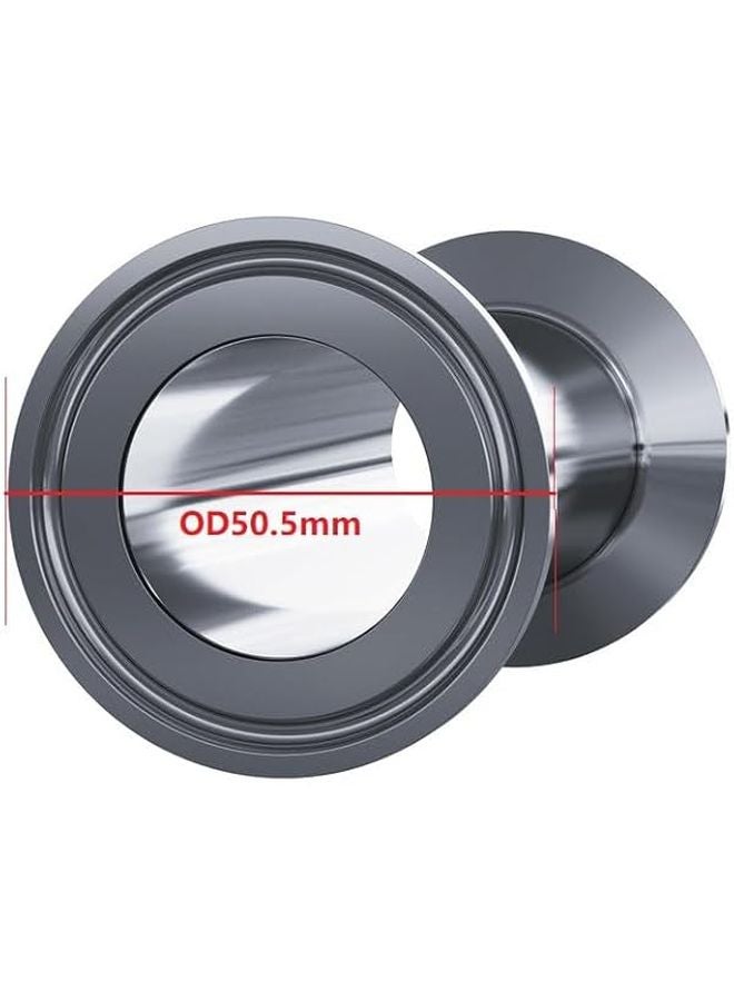 الفولاذ المقاوم للصدأ 304 أنبوب ثلاثي البكرة 1.5 بوصة القطر الخارجي 50.5 مم الطول 6 بوصة 150 مم - Image 4